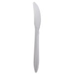 Medium Weight Plastic Knife, White